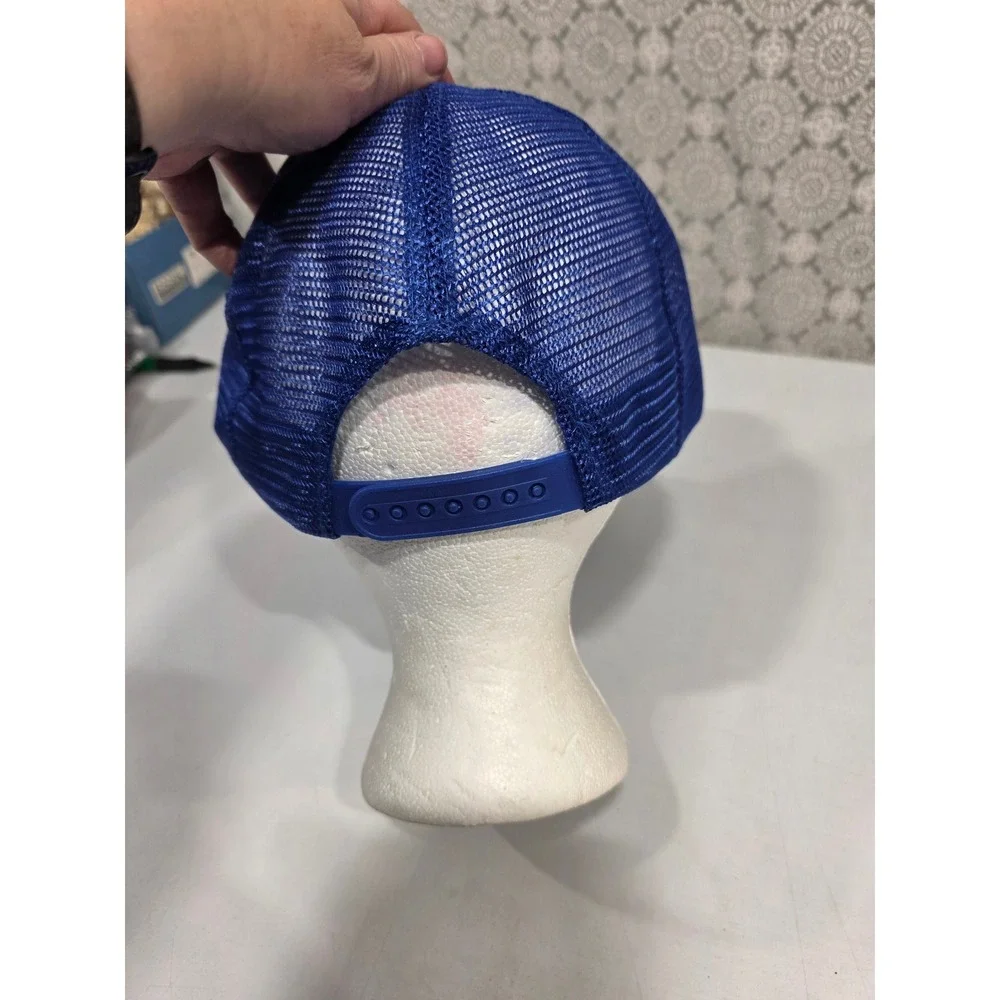Two Vintage Air Force Trucker Hats Royal Blue‎ Mesh One Size - Picture 11 of 14